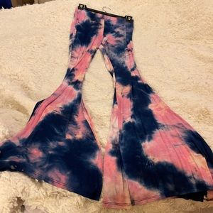 Tie-Dye Flare Pants